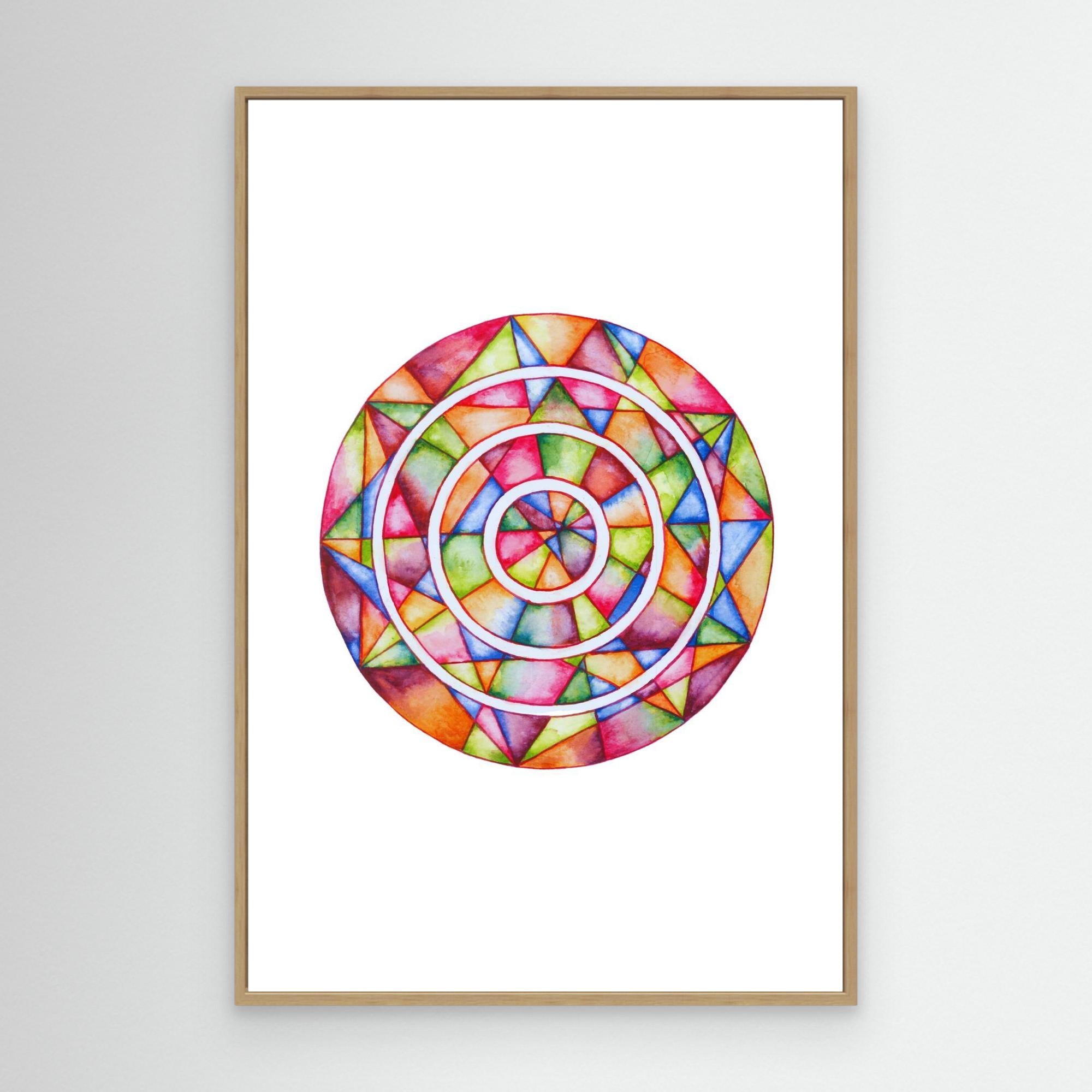 Red Mirrror Mandala