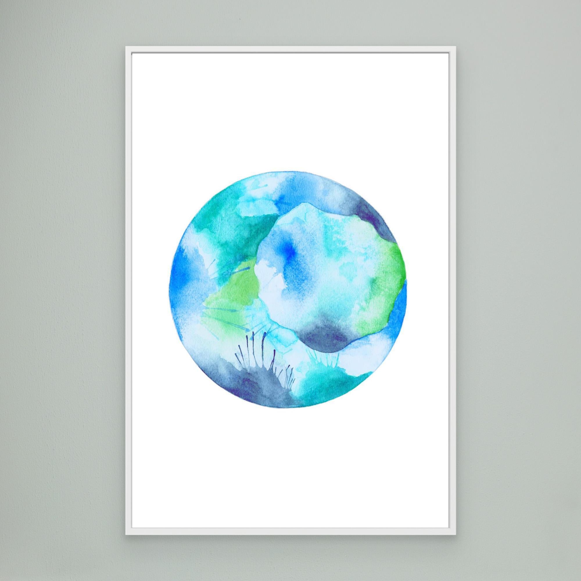 Turquoise Full Moon