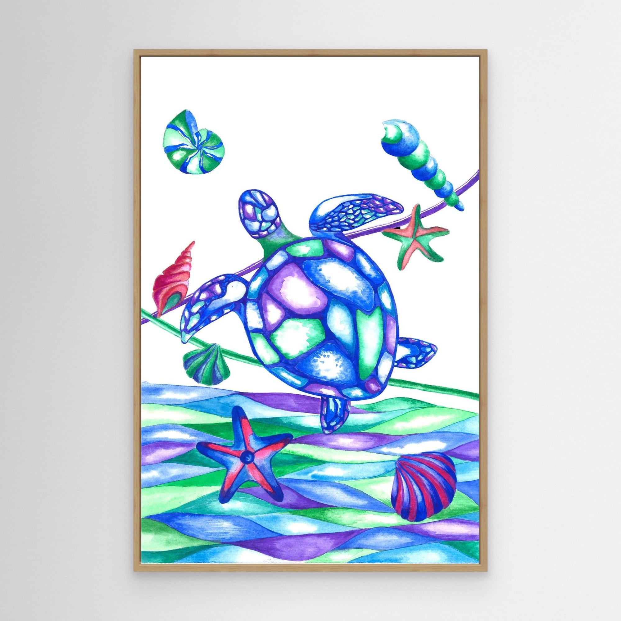 Muse and the Sea. Turtle