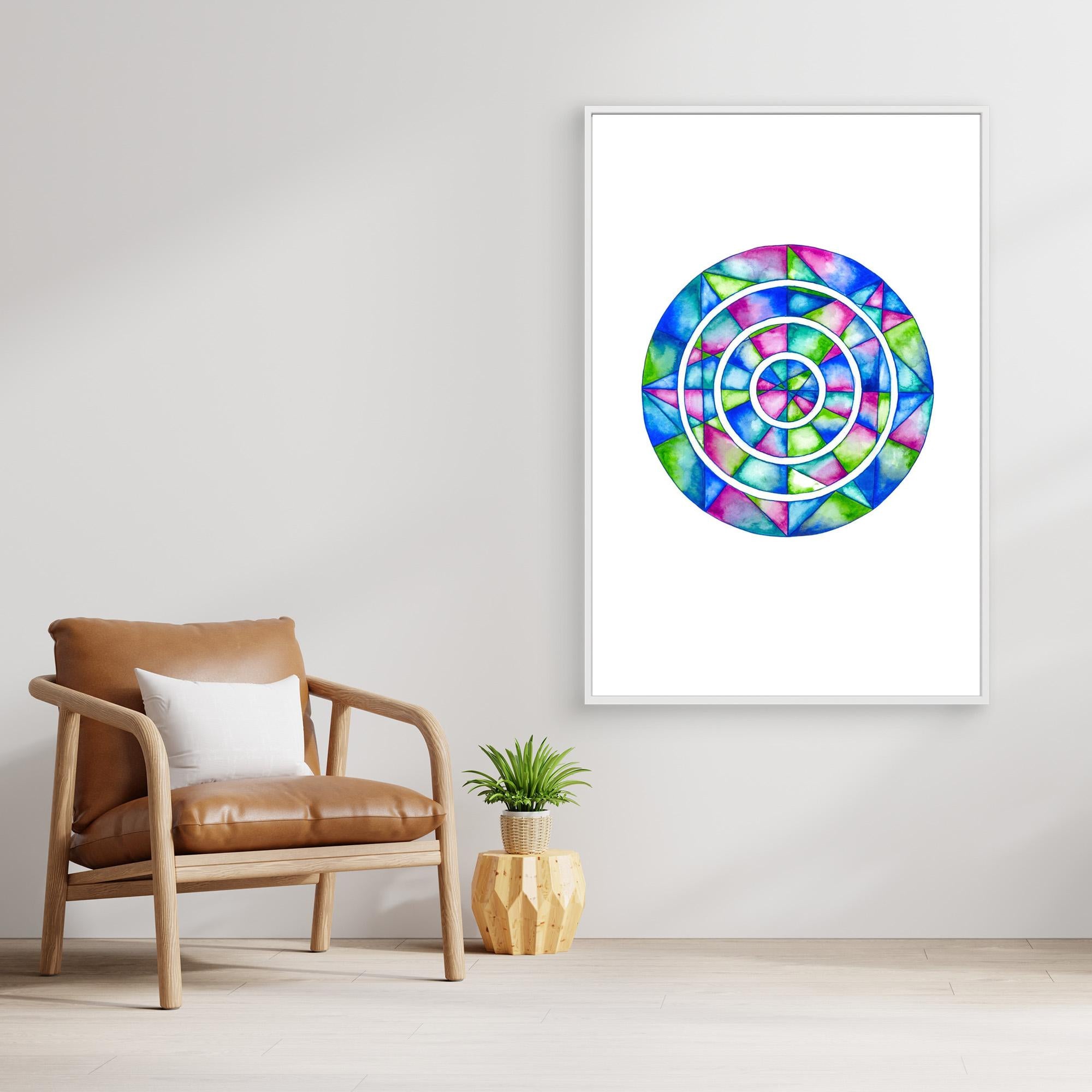 Blue Mirror Mandala