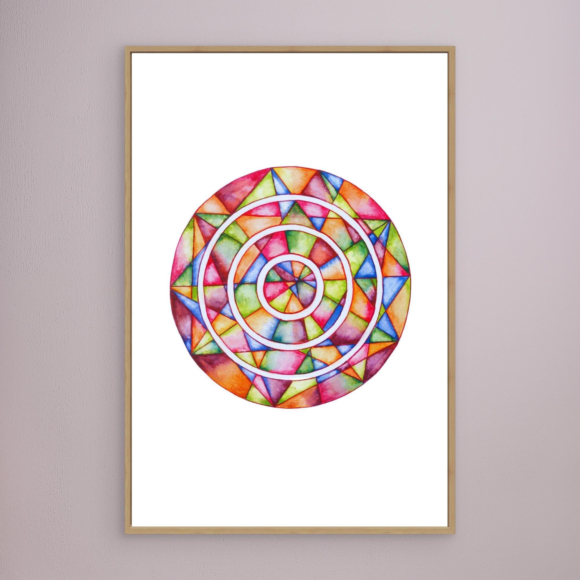Red Mirrror Mandala