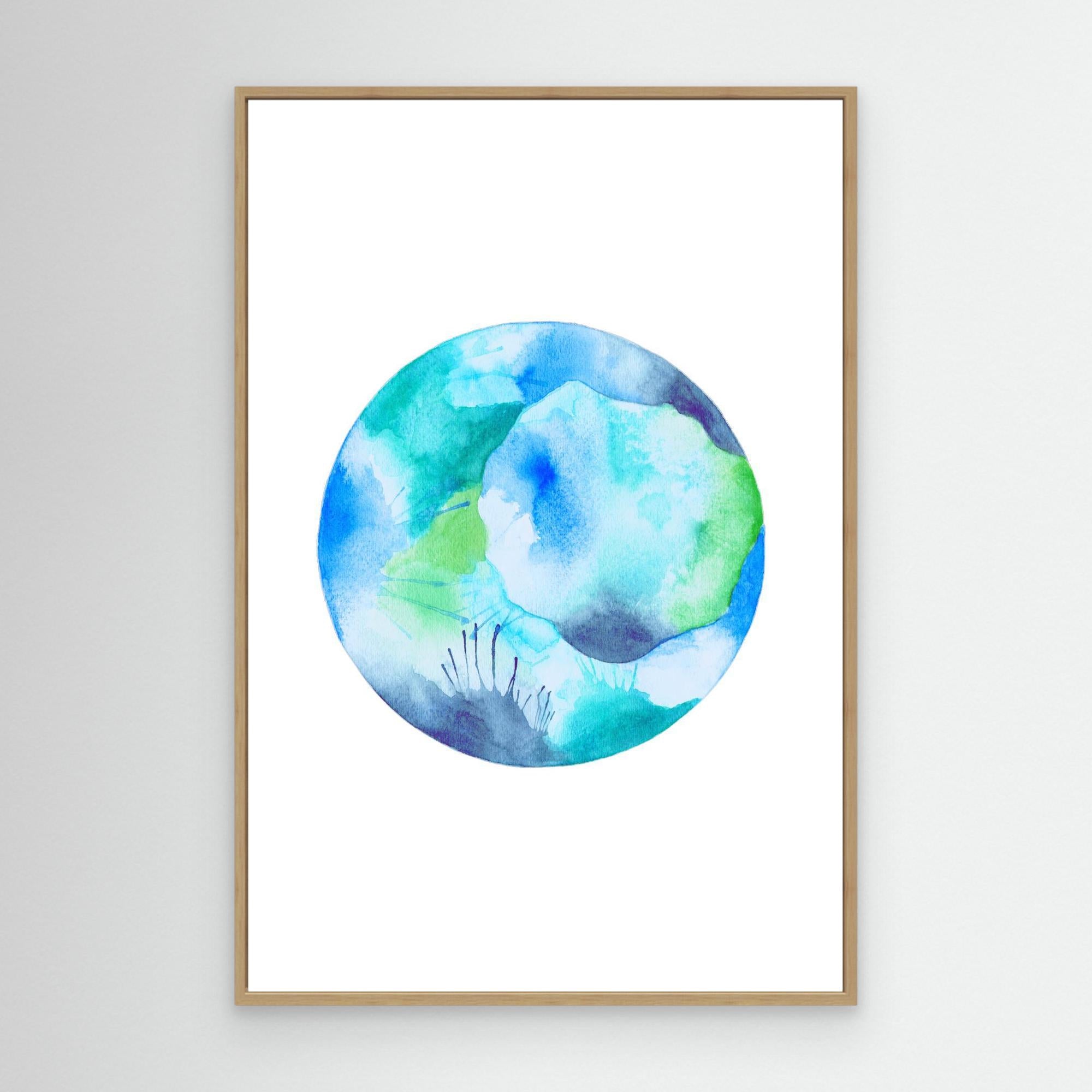 Turquoise Full Moon