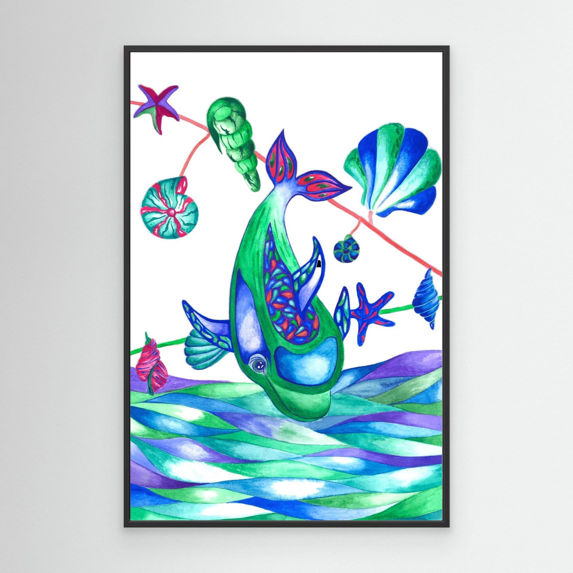 Muse and the Sea. Dolphin