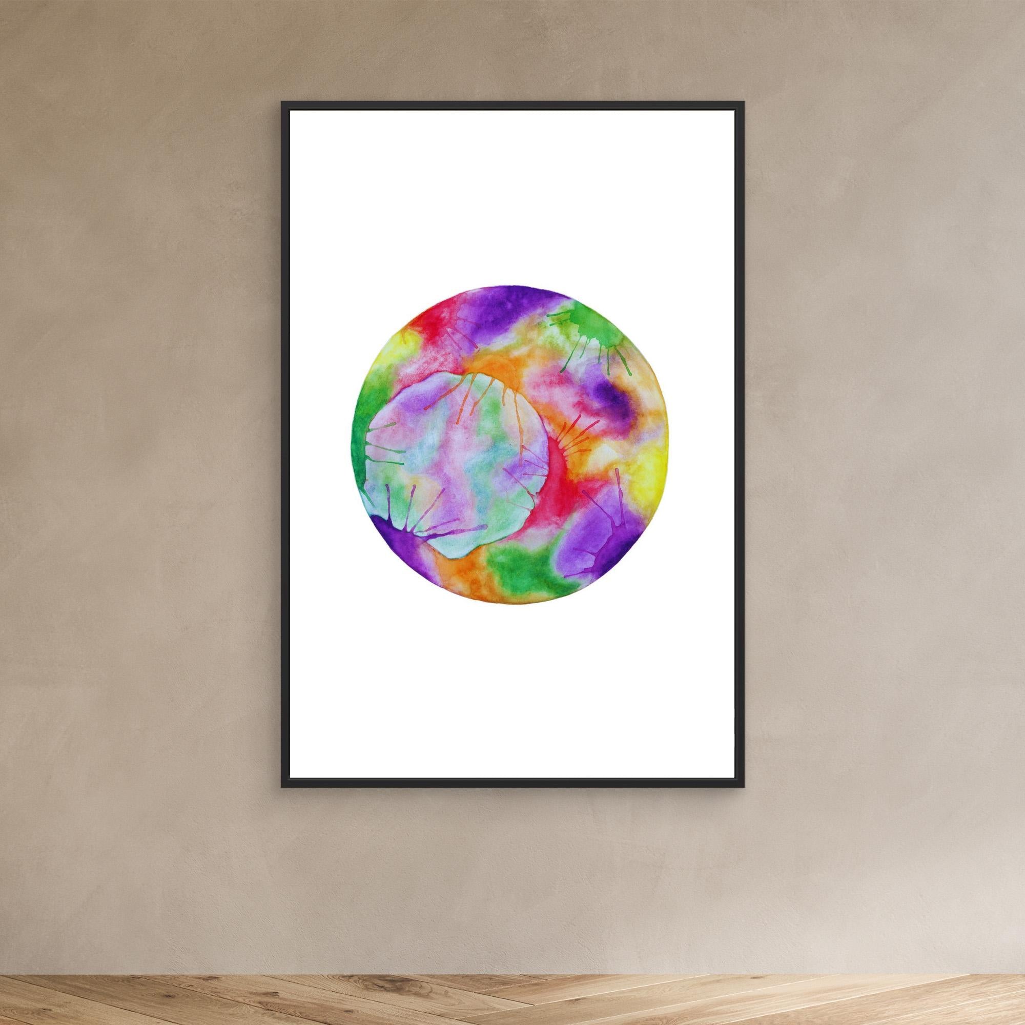 Violet Full Moon