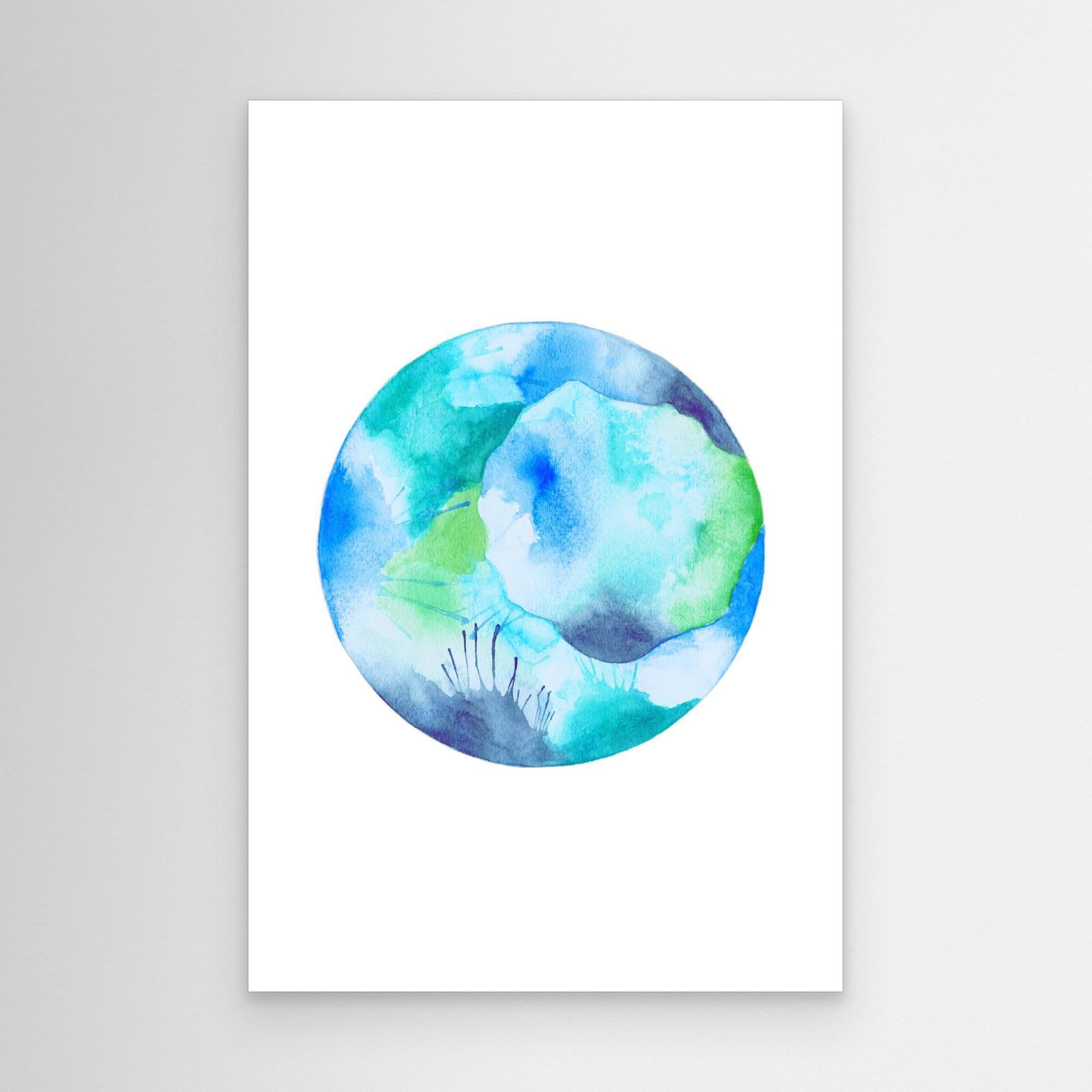 Turquoise Full Moon