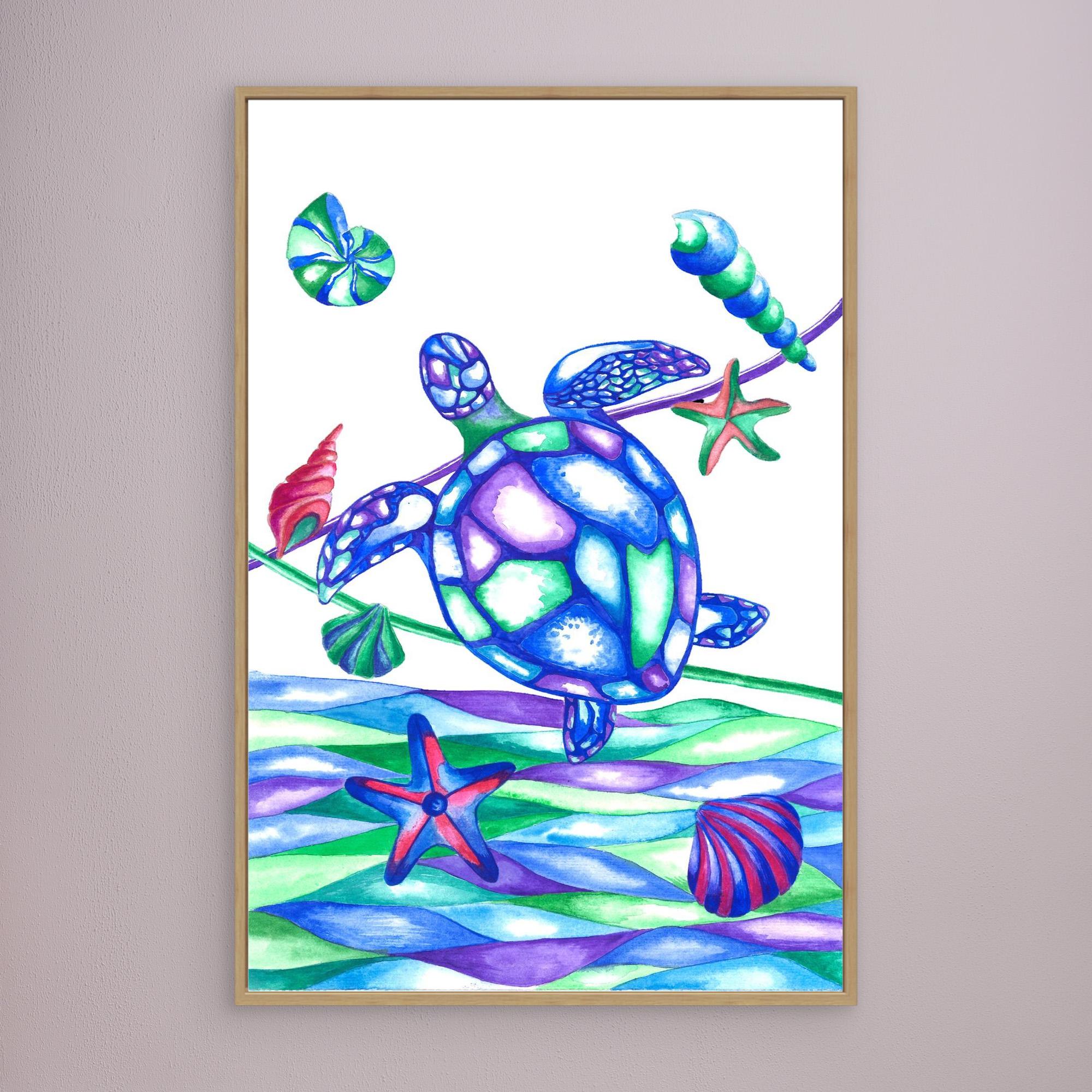Muse and the Sea. Turtle