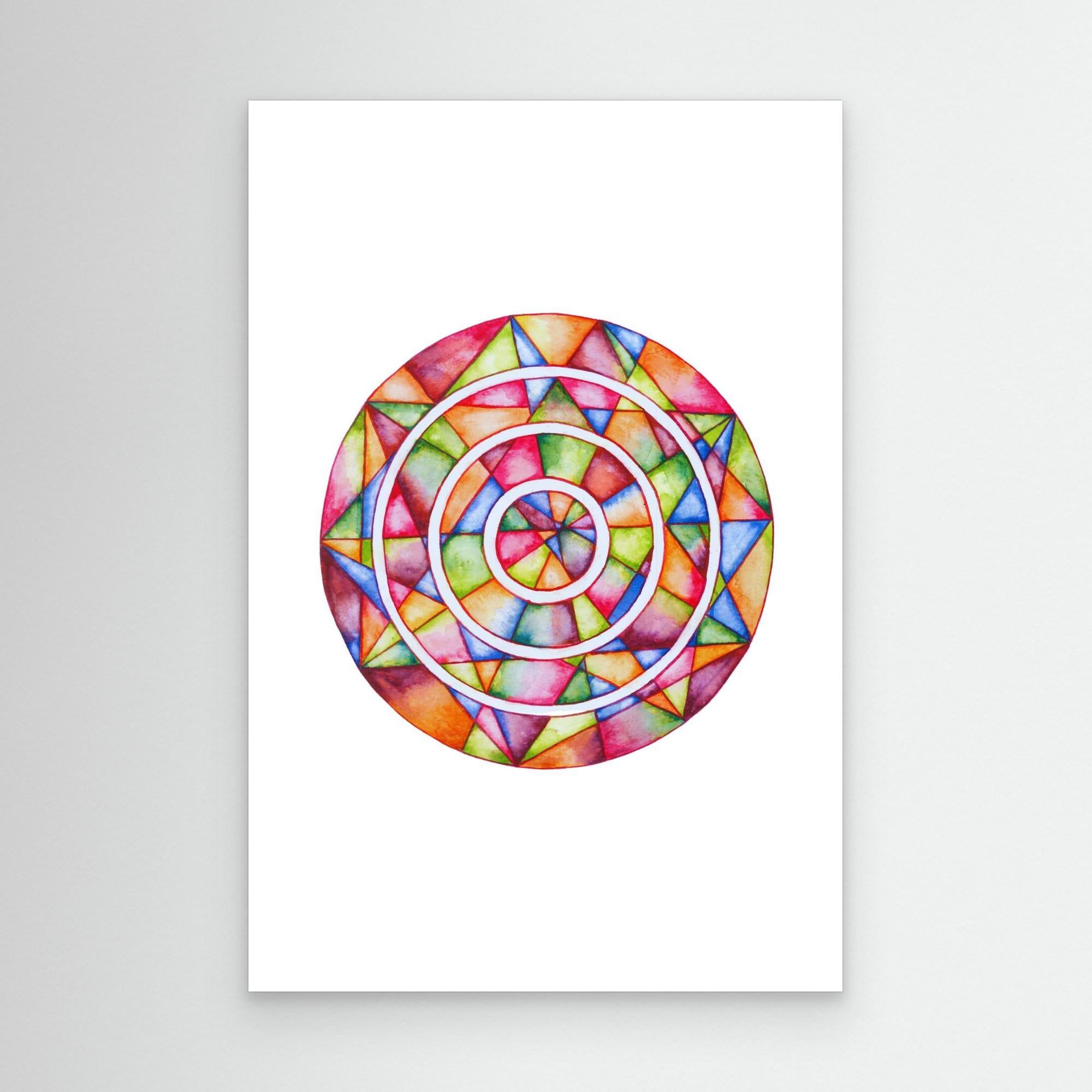 Red Mirrror Mandala