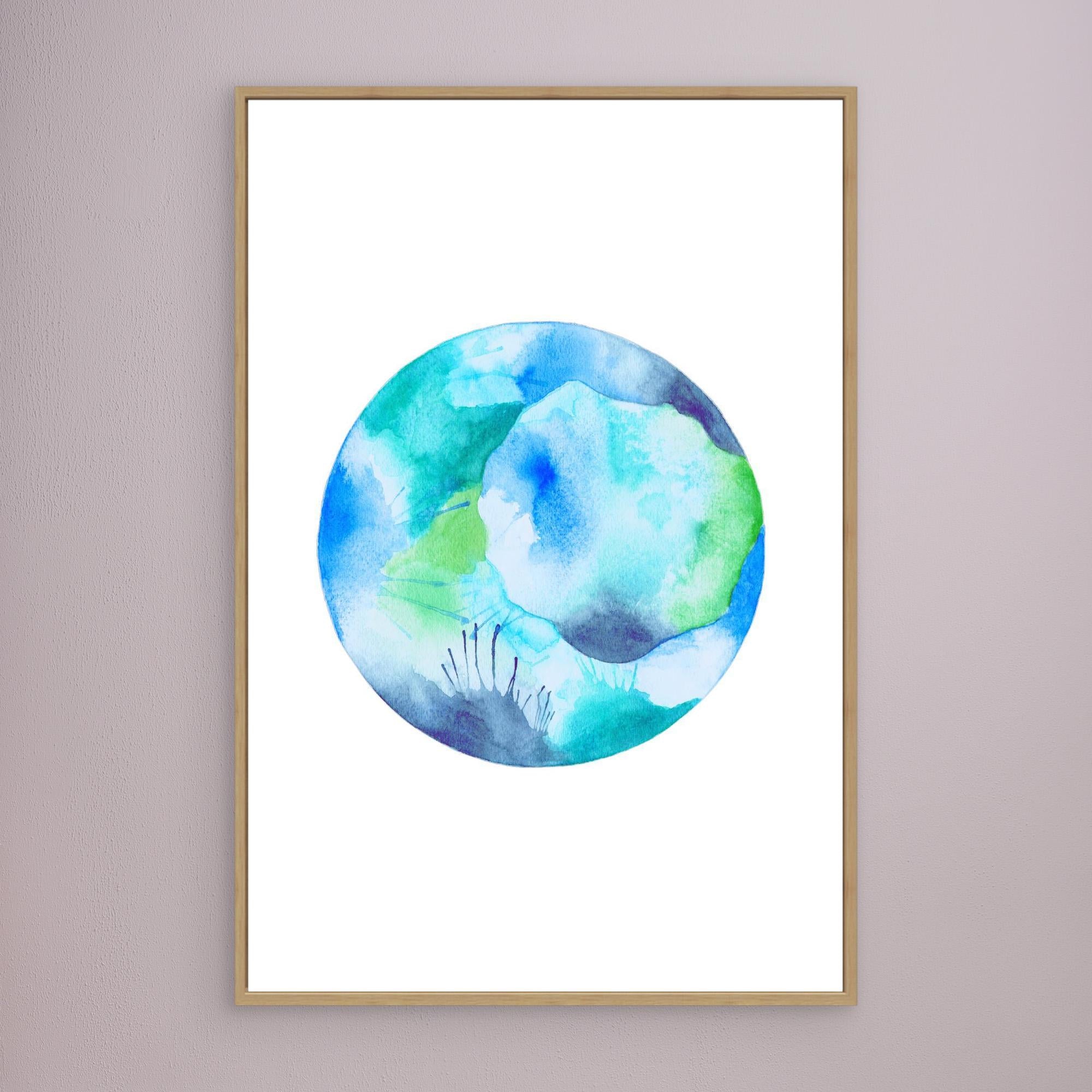 Turquoise Full Moon