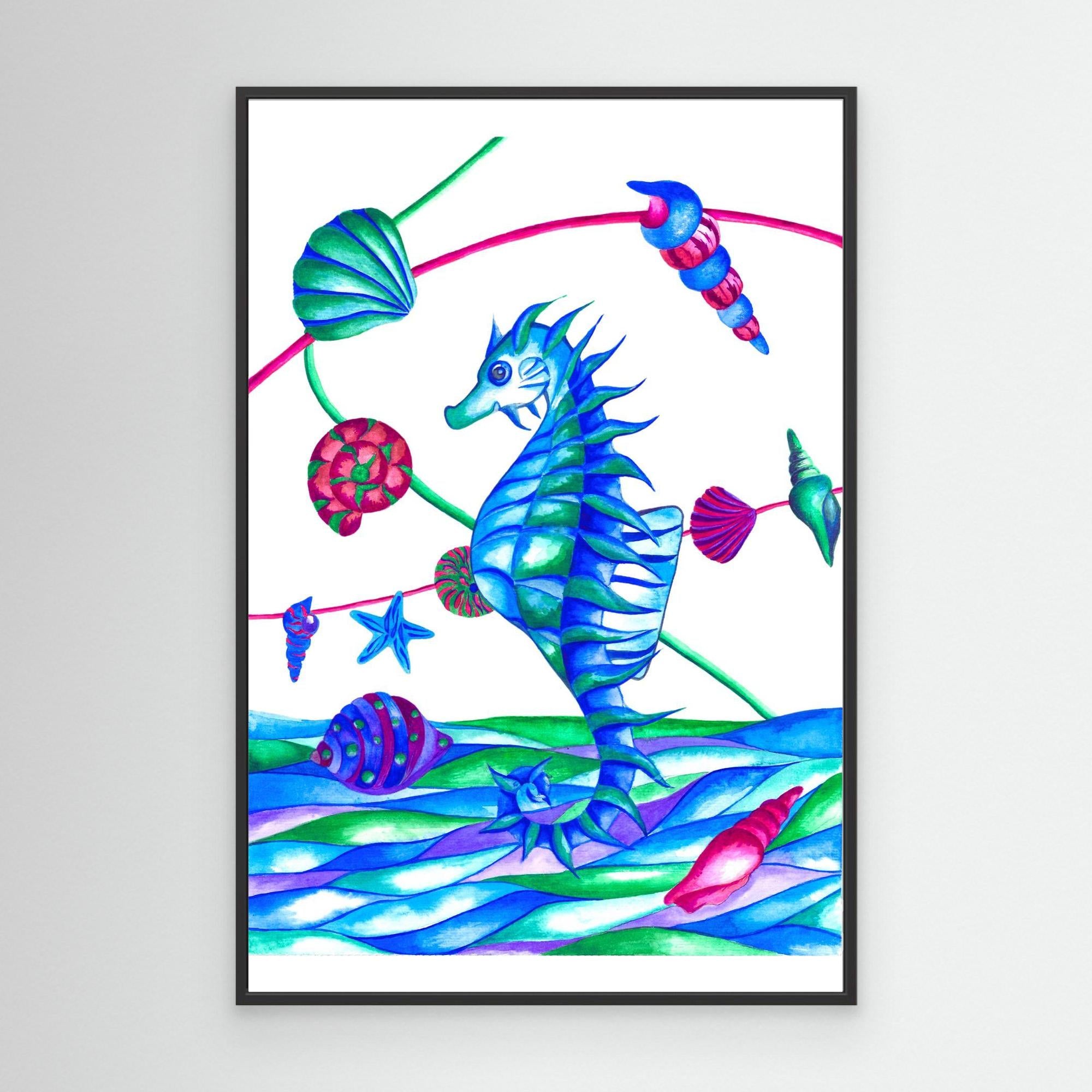 Muse and the Sea. Seahorse