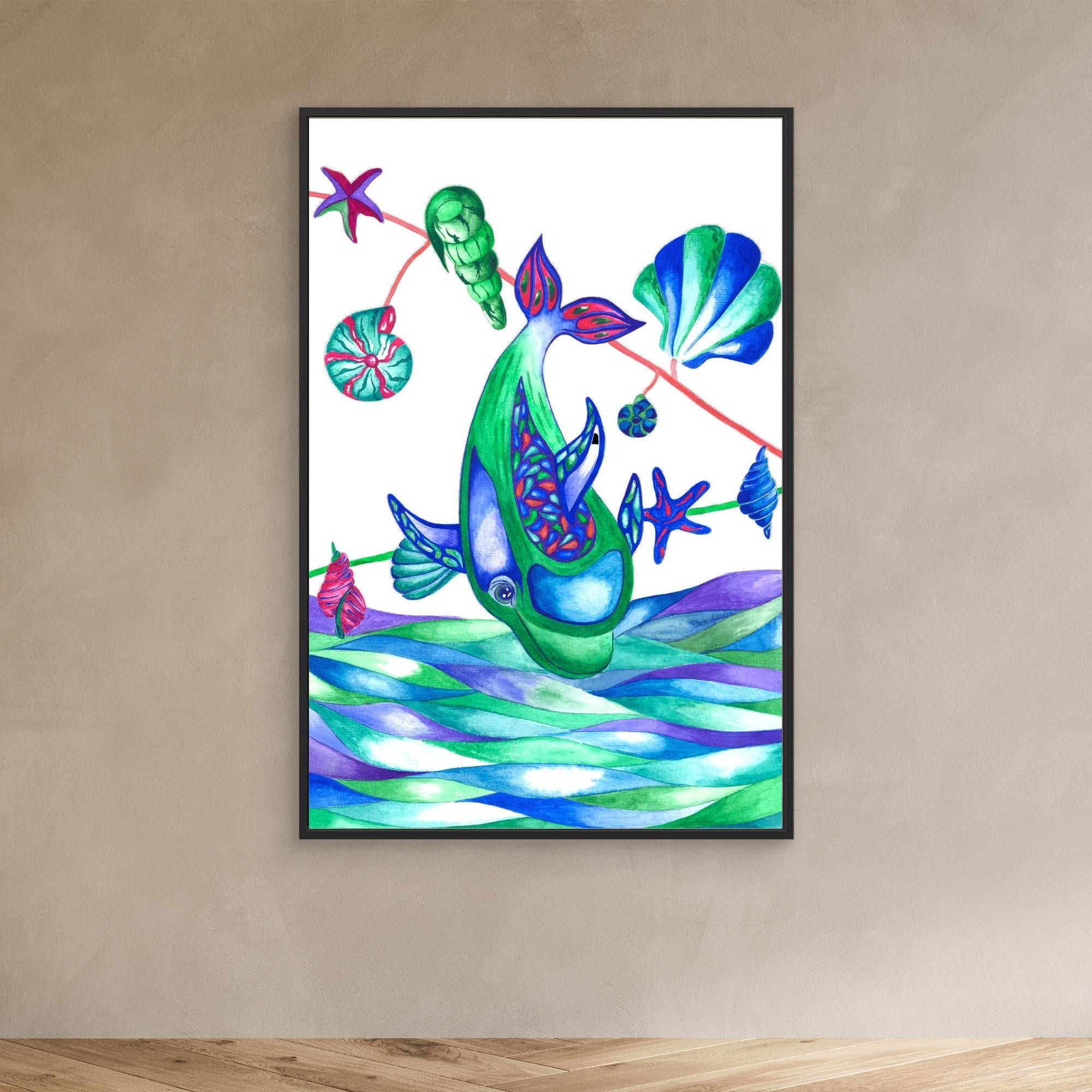 Muse and the Sea. Dolphin