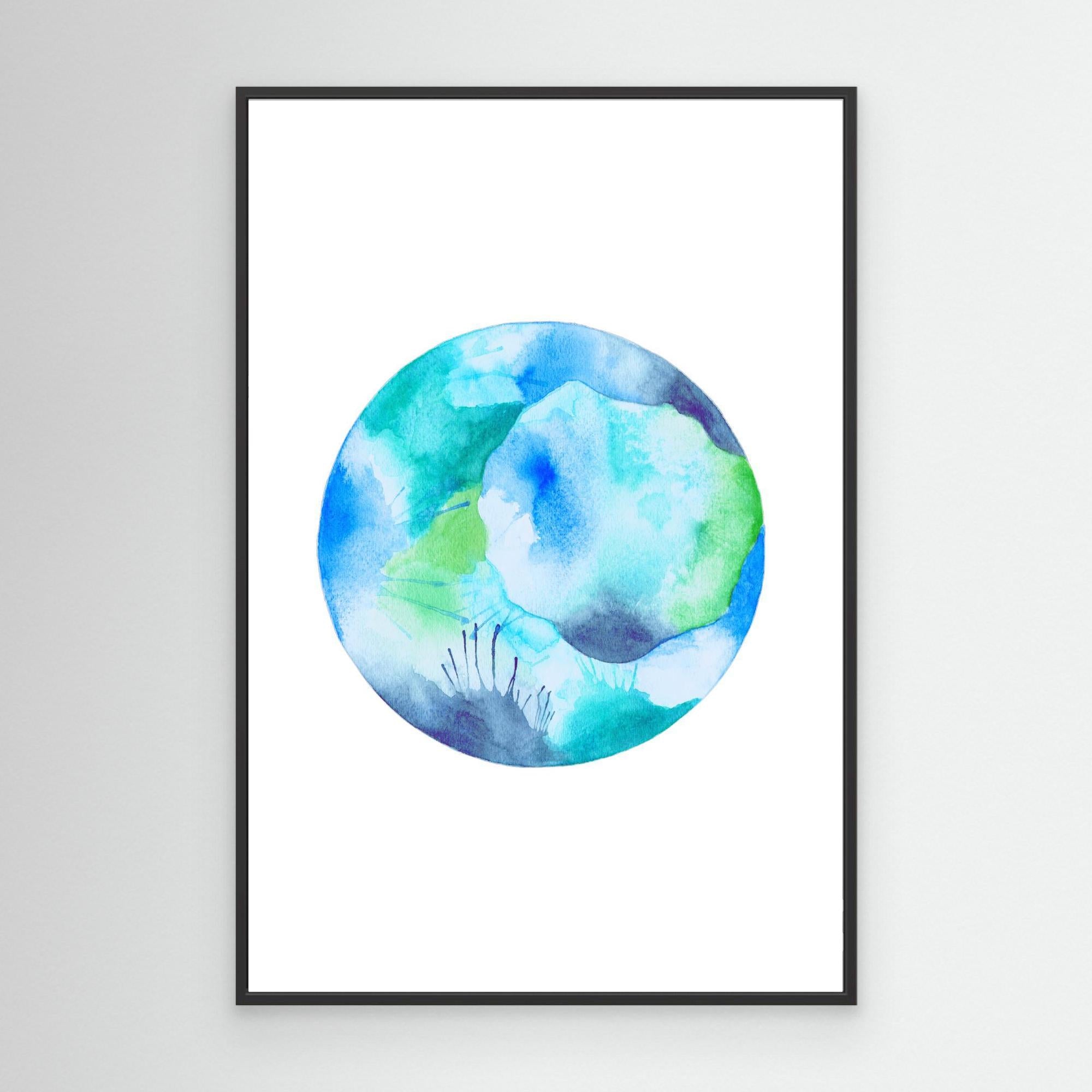 Turquoise Full Moon