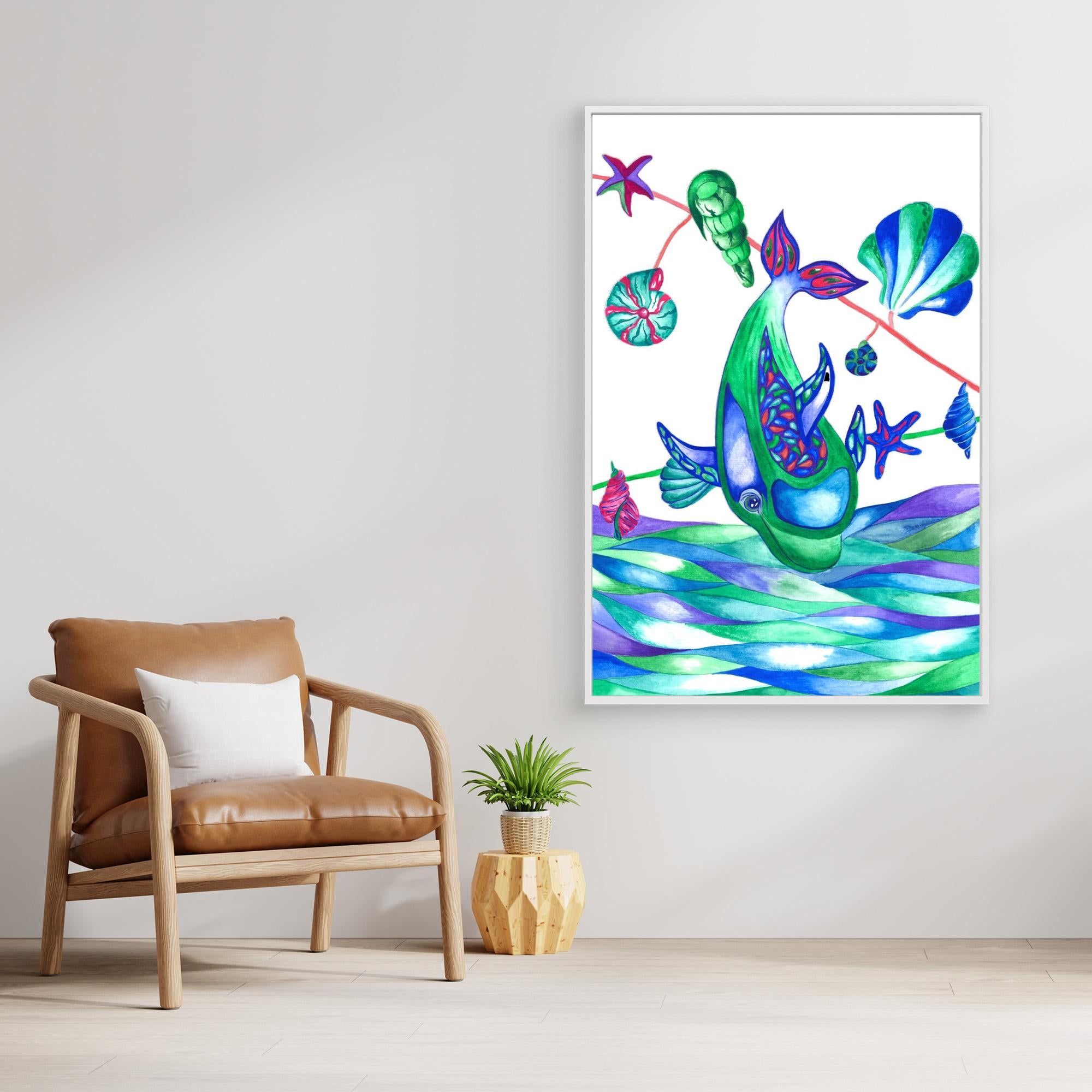 Muse and the Sea. Dolphin