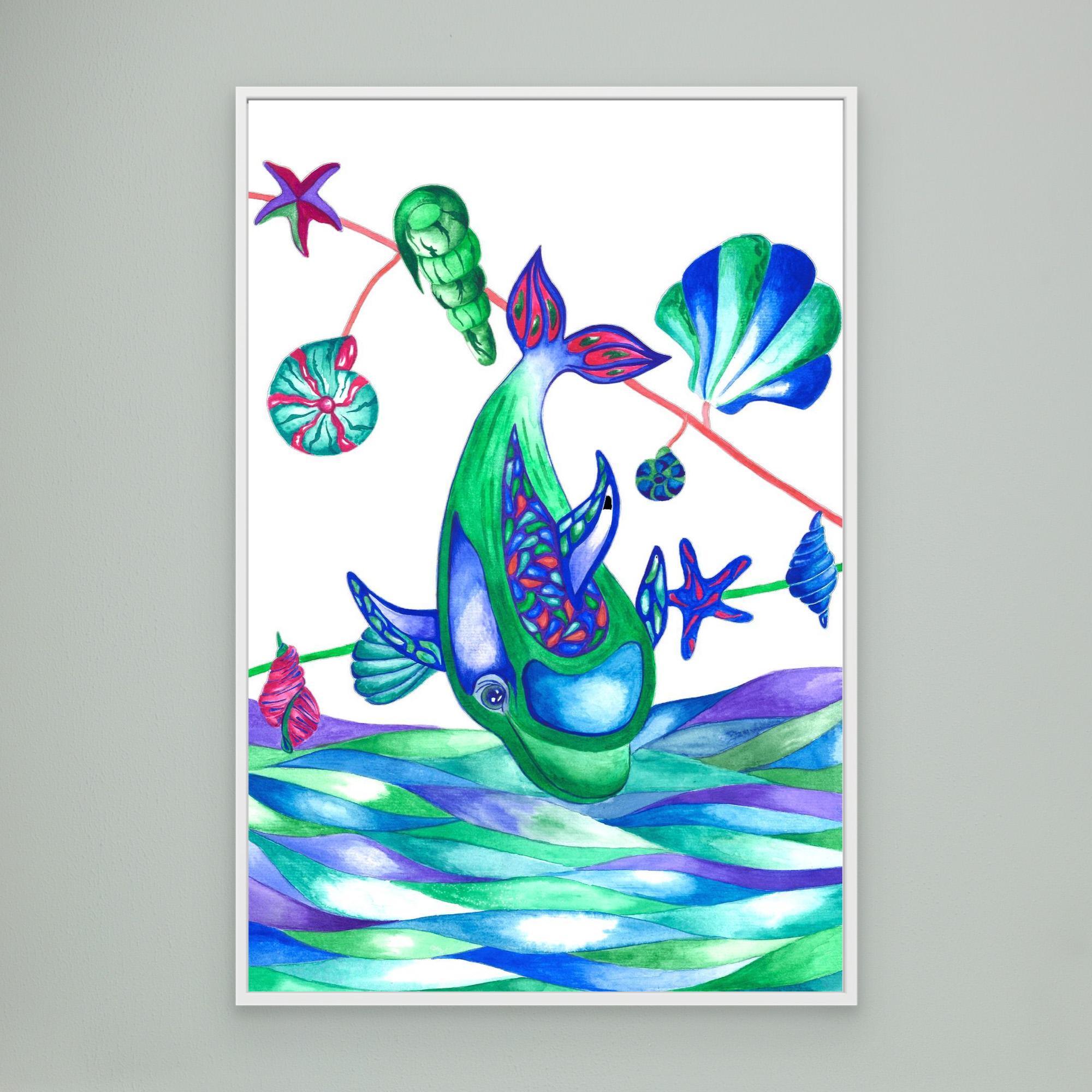 Muse and the Sea. Dolphin