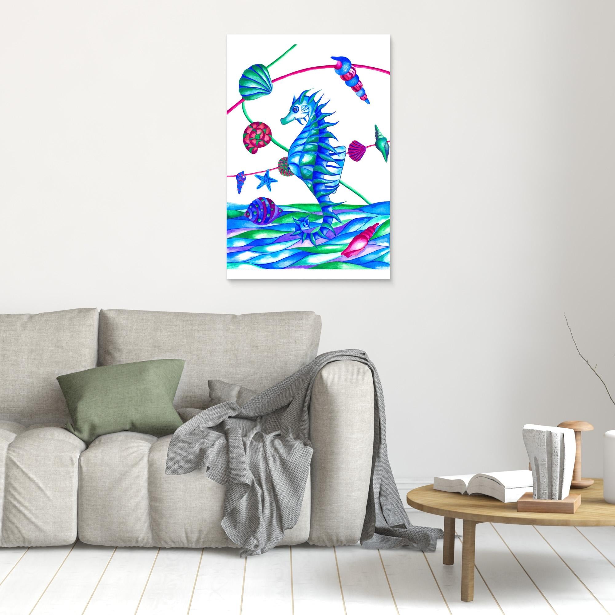 Muse and the Sea. Seahorse