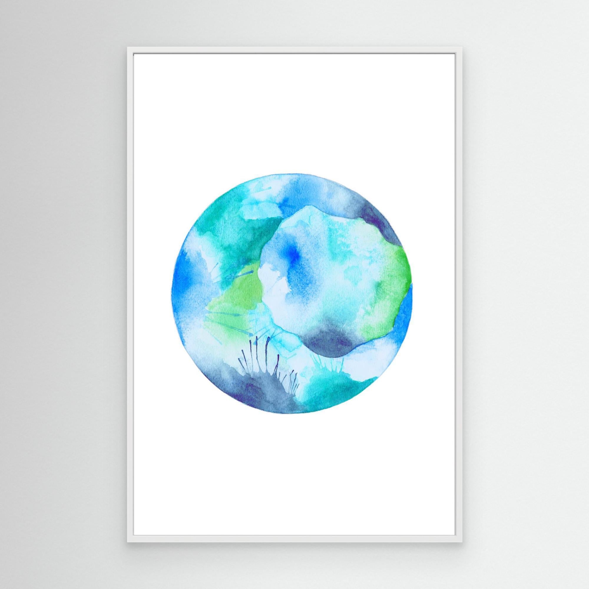 Turquoise Full Moon