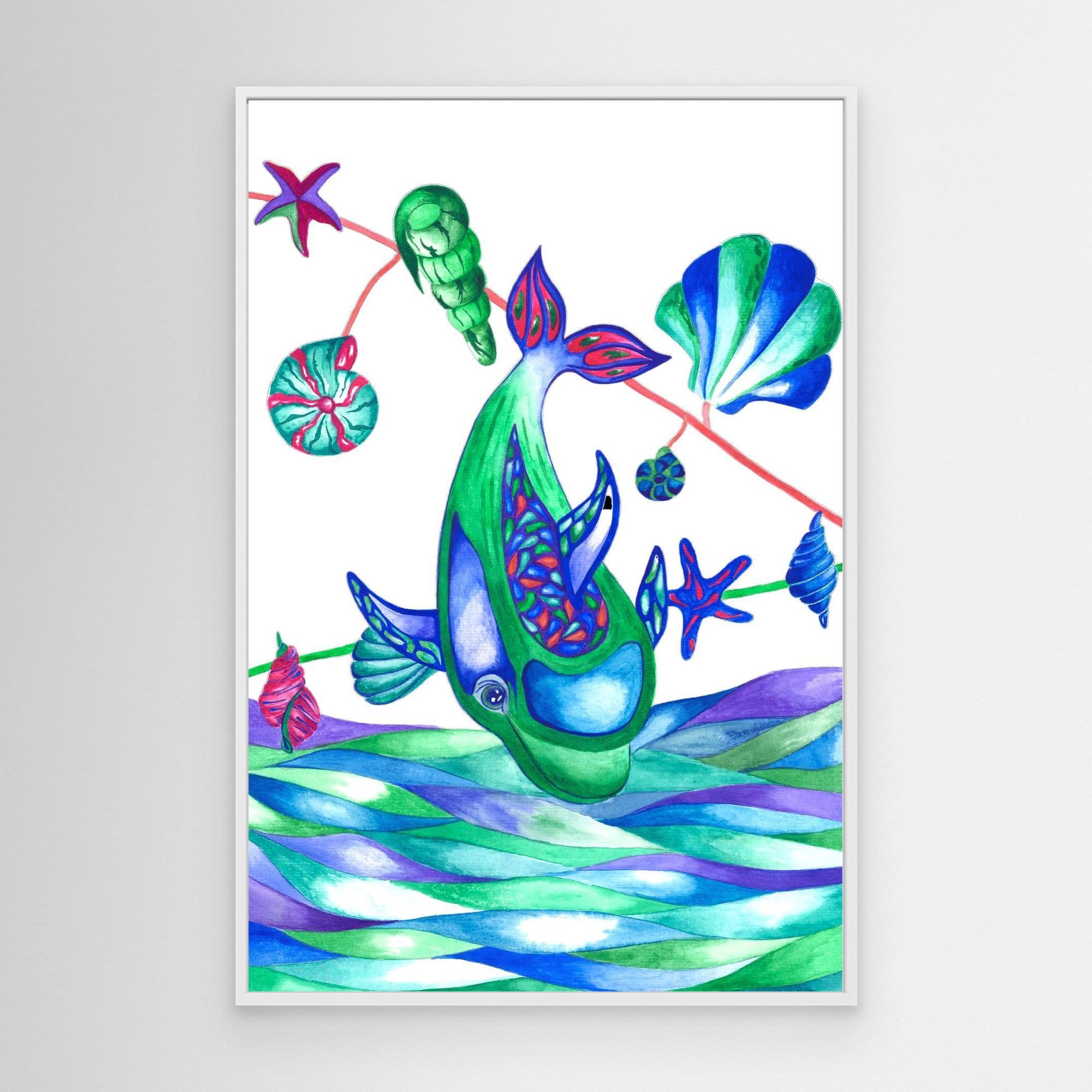 Muse and the Sea. Dolphin