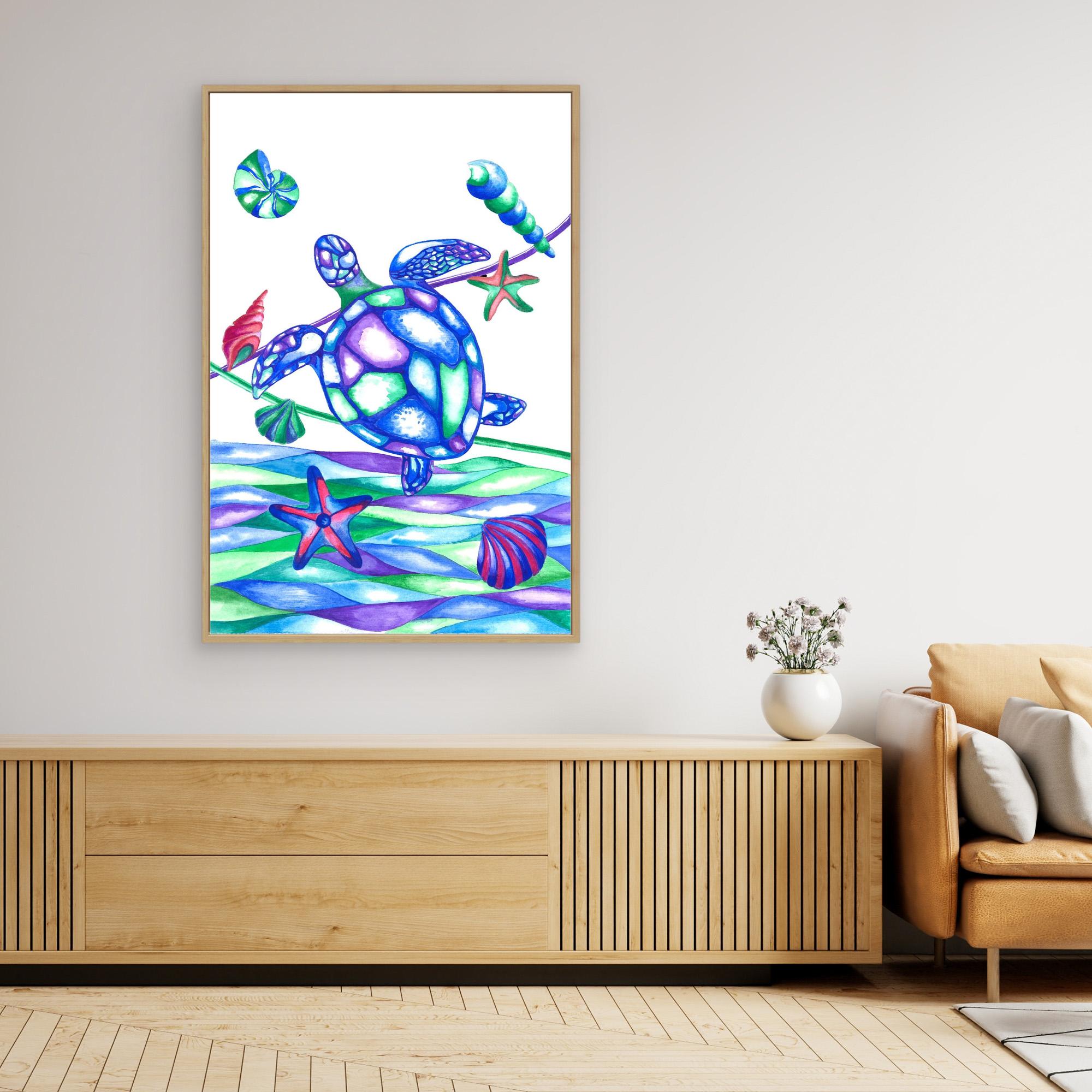 Muse and the Sea. Turtle
