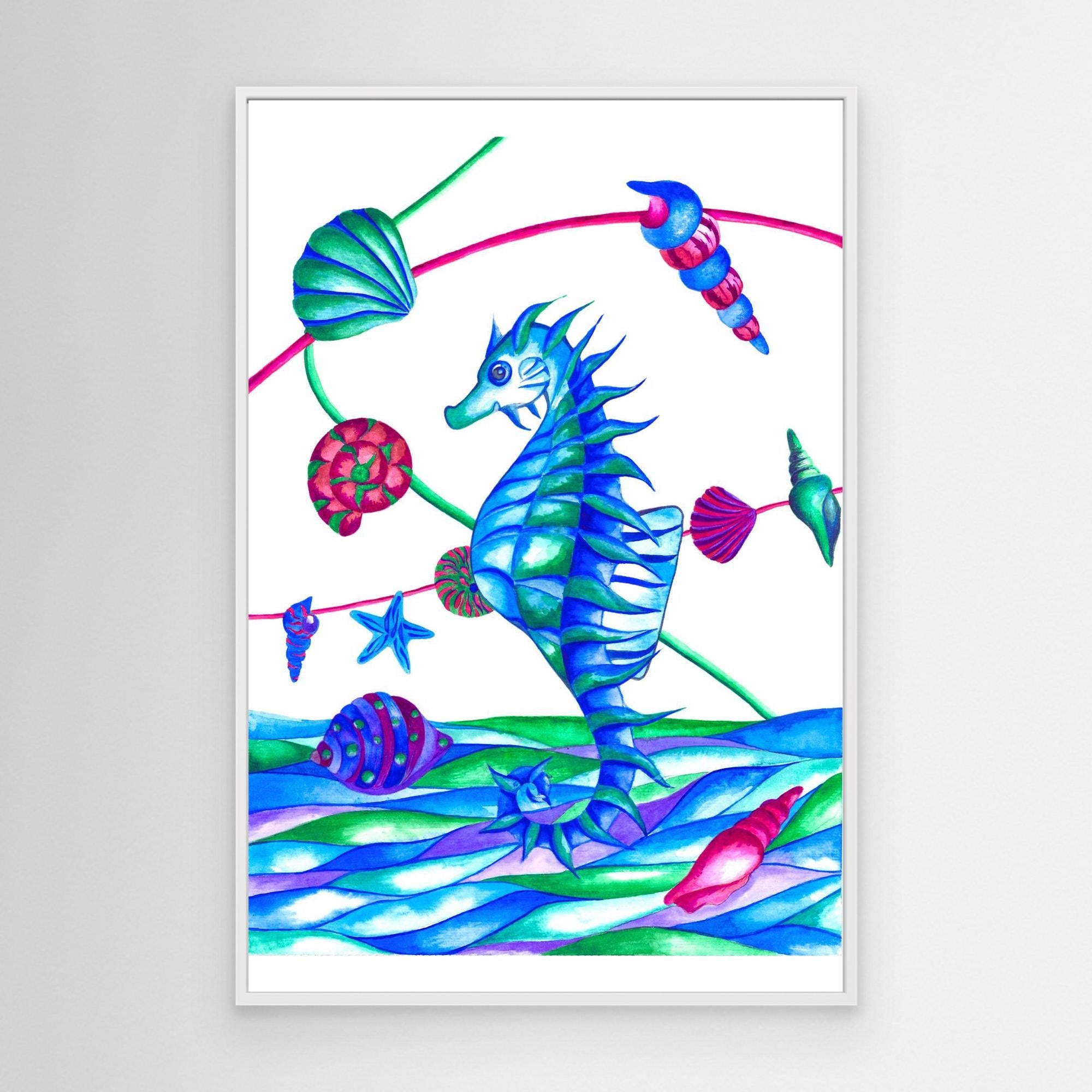 Muse and the Sea. Seahorse