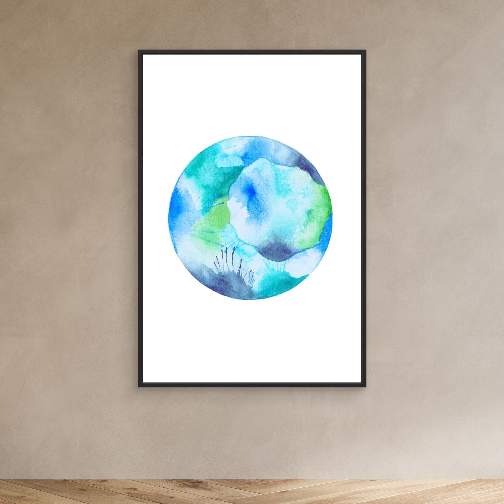 Turquoise Full Moon