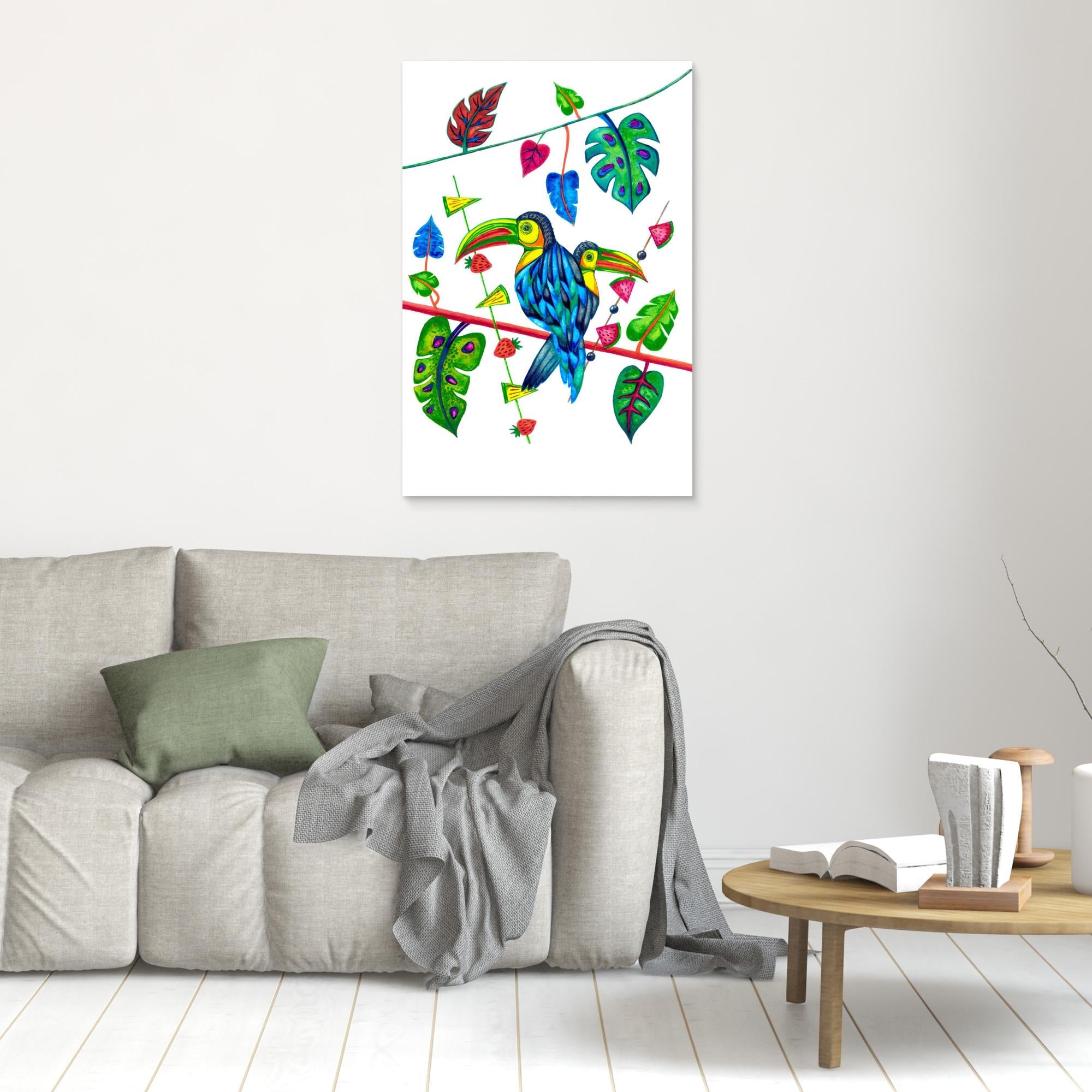 Two Toucans in Spring