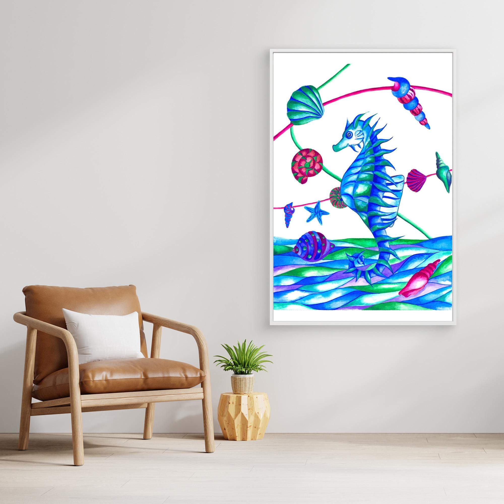 Muse and the Sea. Seahorse