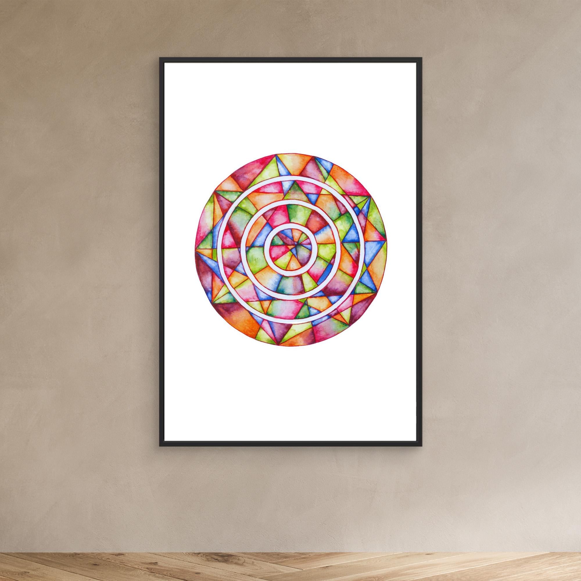 Red Mirrror Mandala