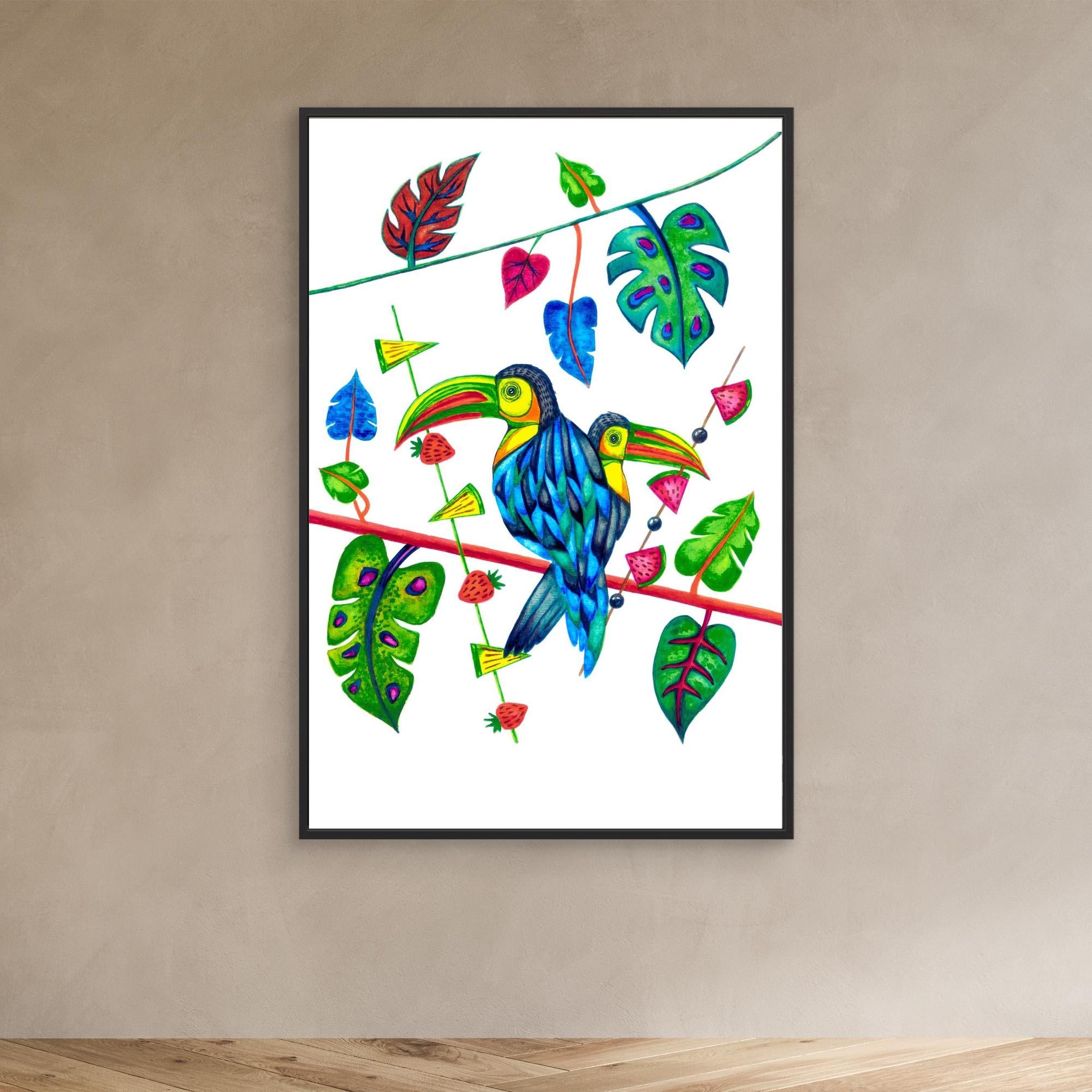 Two Toucans in Spring