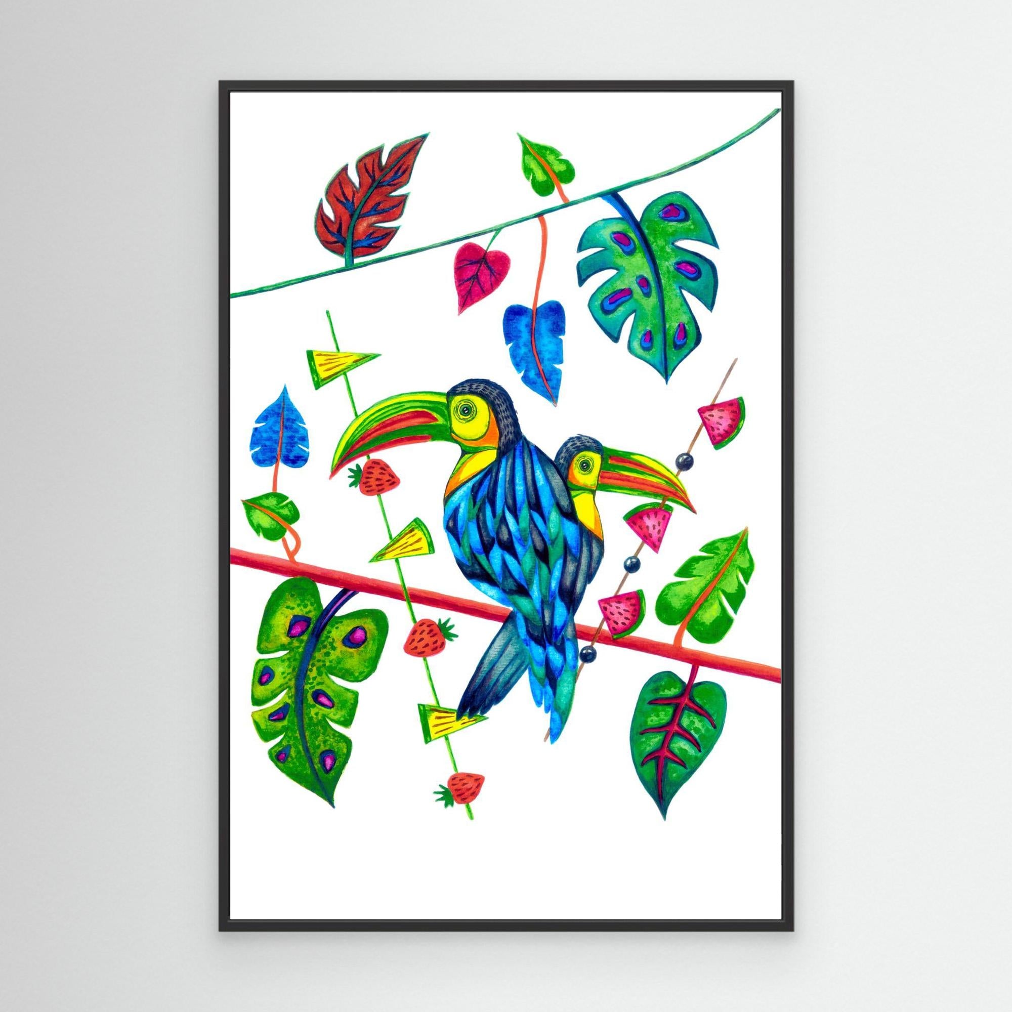 Two Toucans in Spring