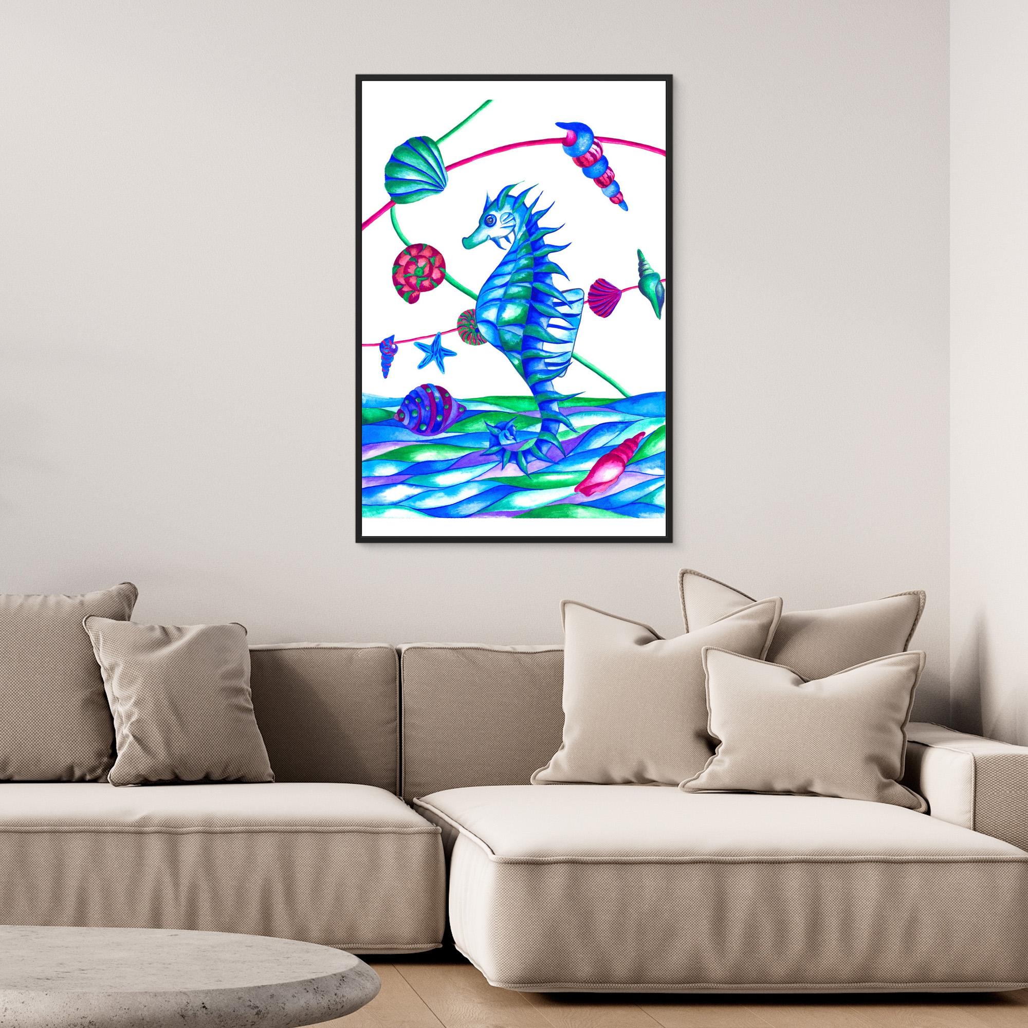 Muse and the Sea. Seahorse
