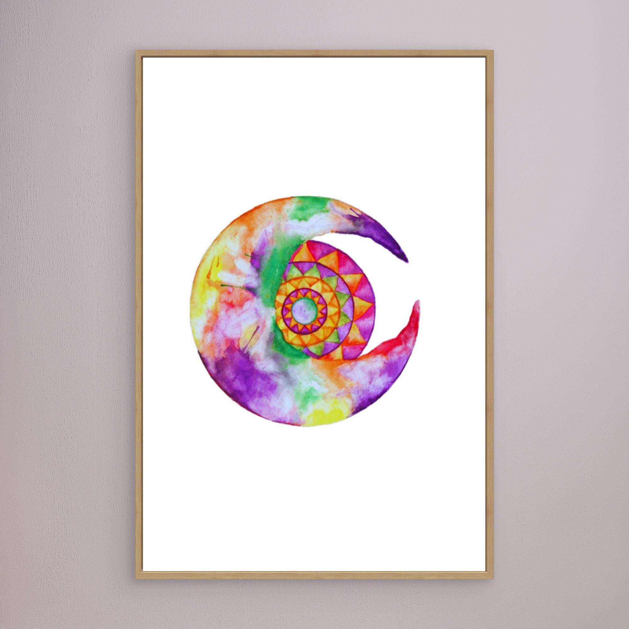 Violet Moon Mandala