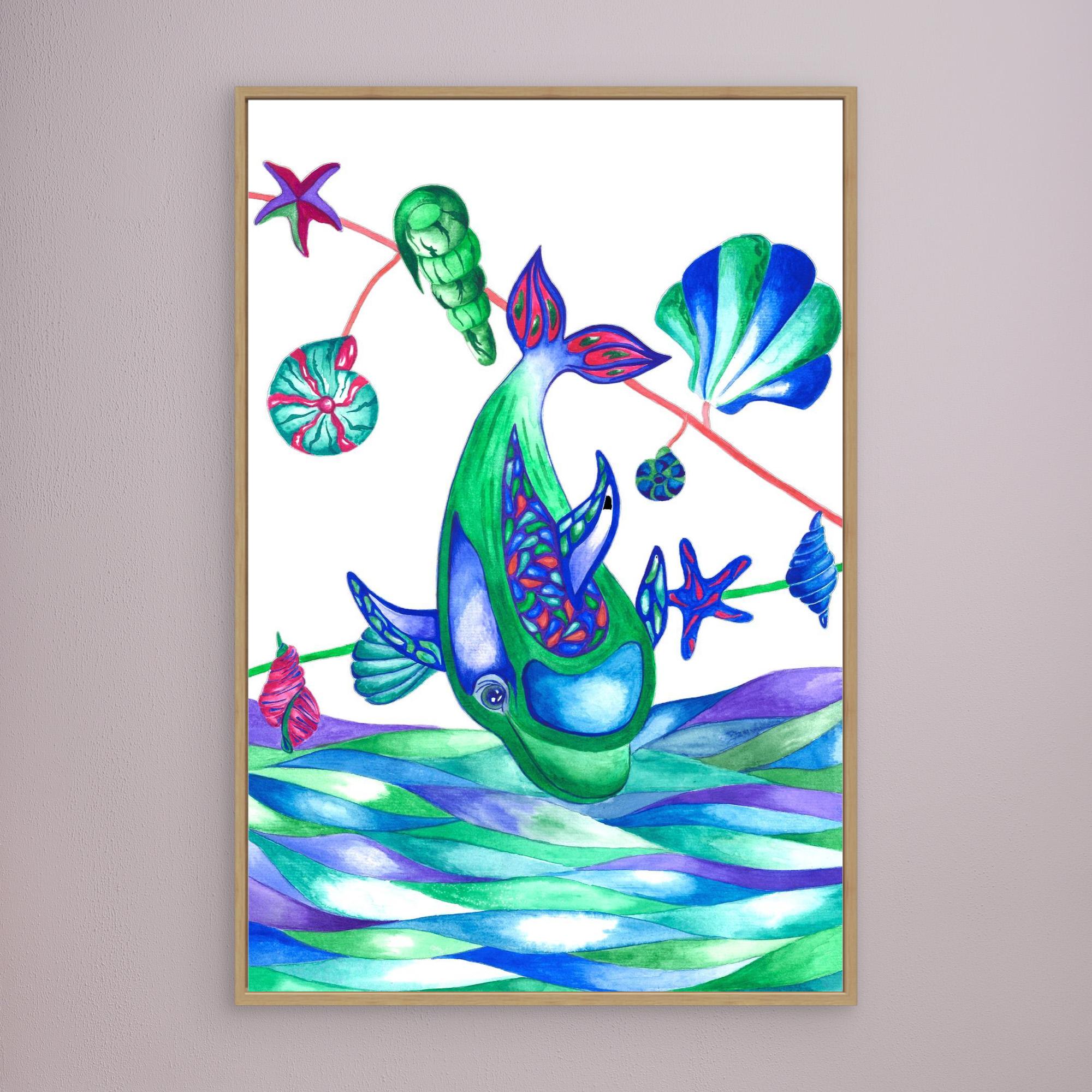 Muse and the Sea. Dolphin