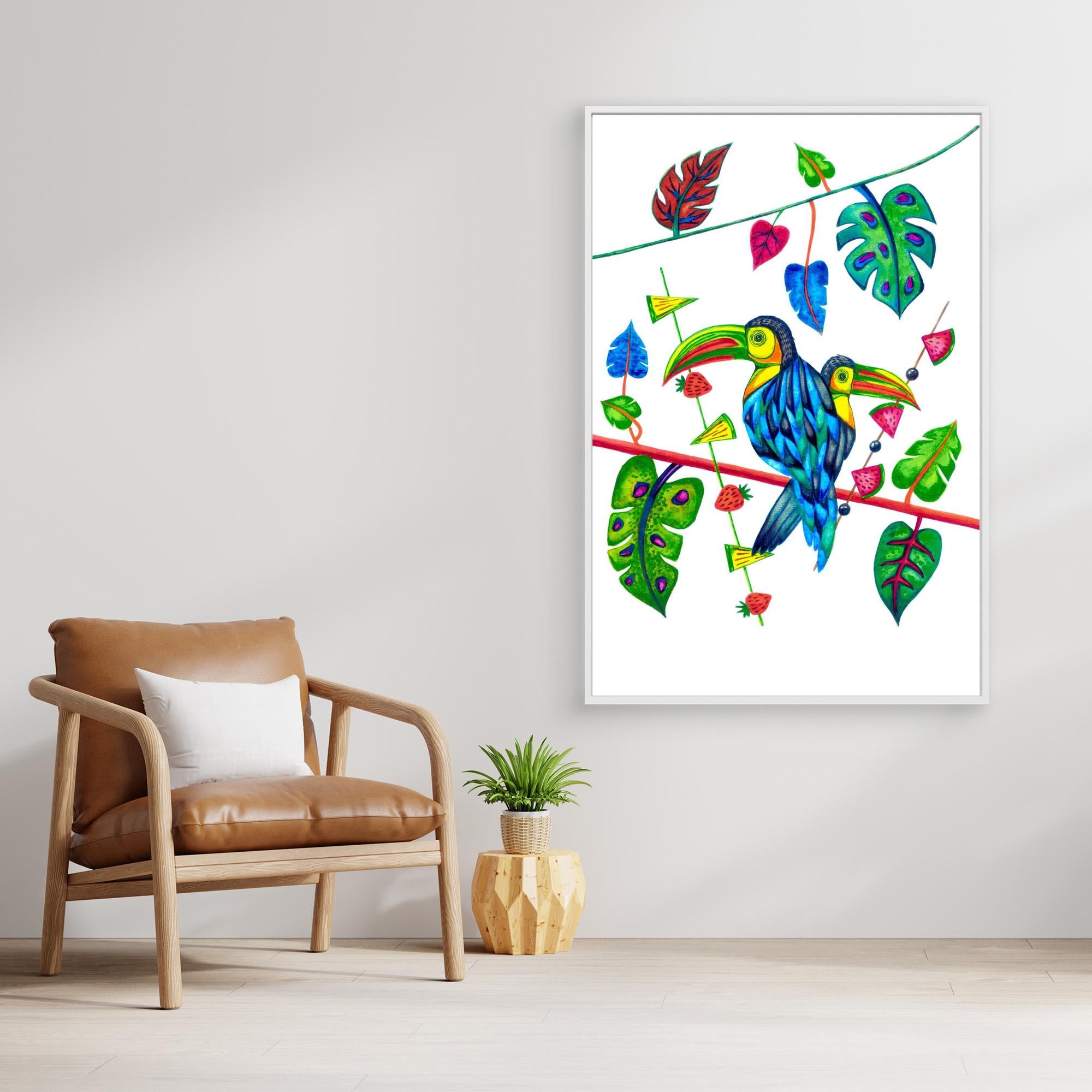 Two Toucans in Spring