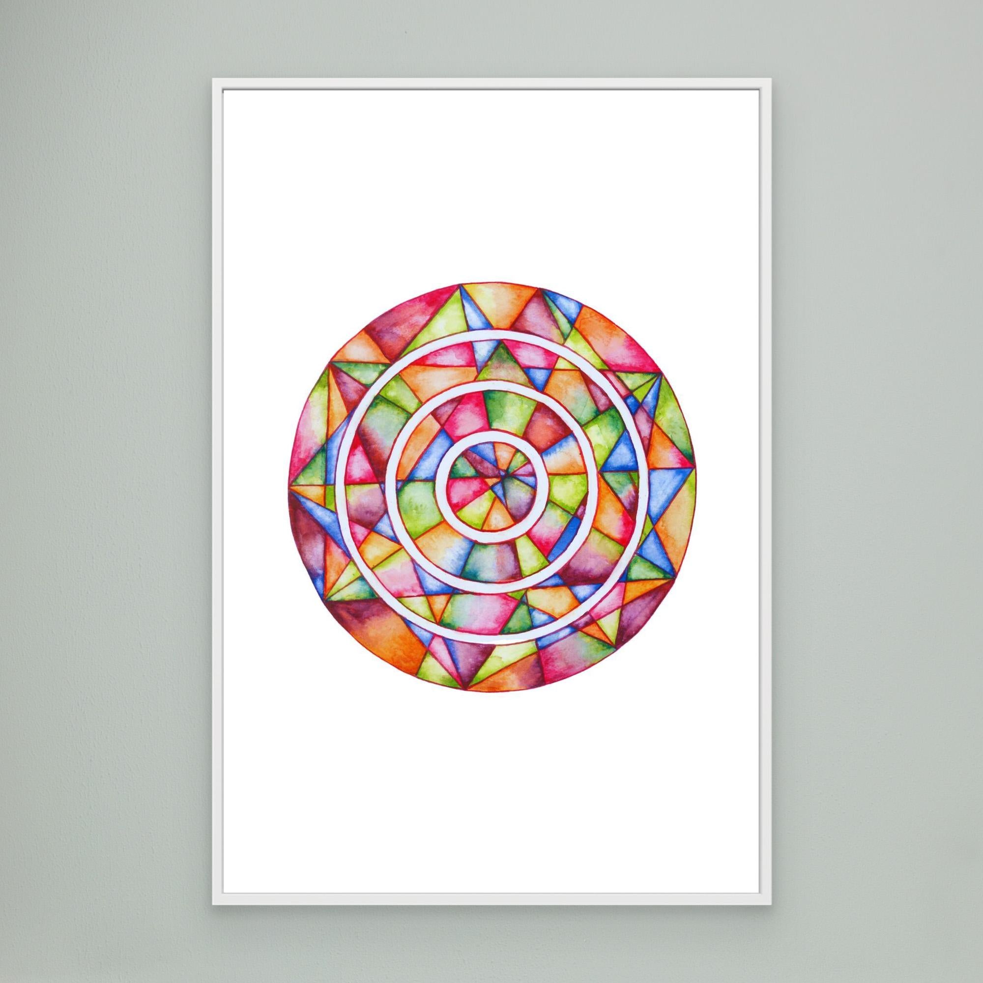 Red Mirrror Mandala