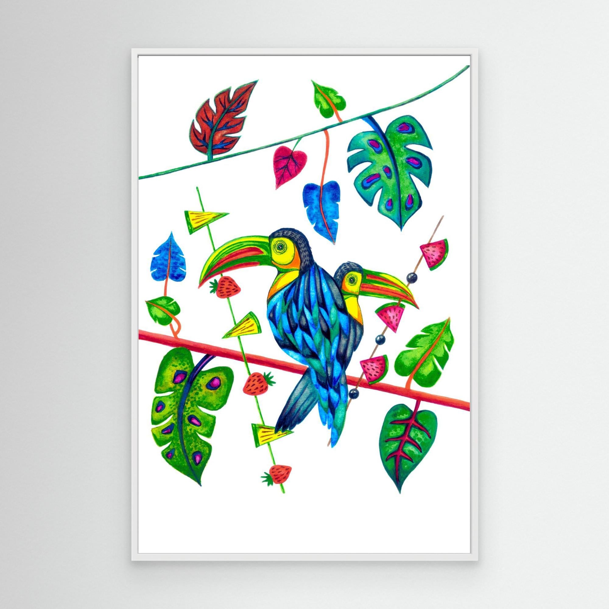 Two Toucans in Spring
