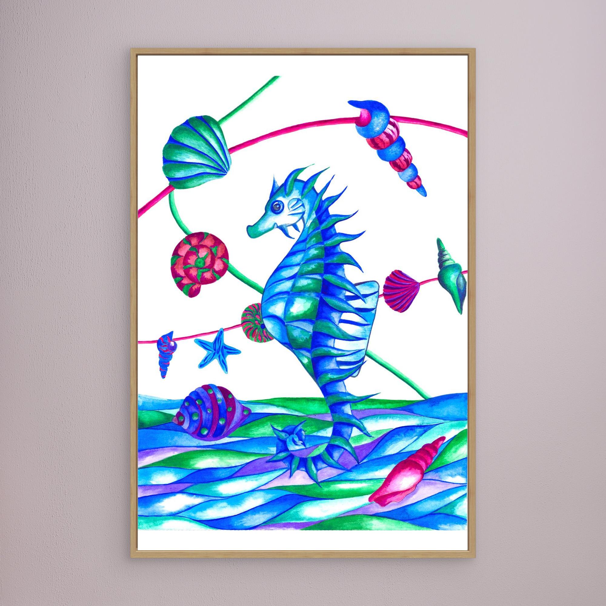 Muse and the Sea. Seahorse