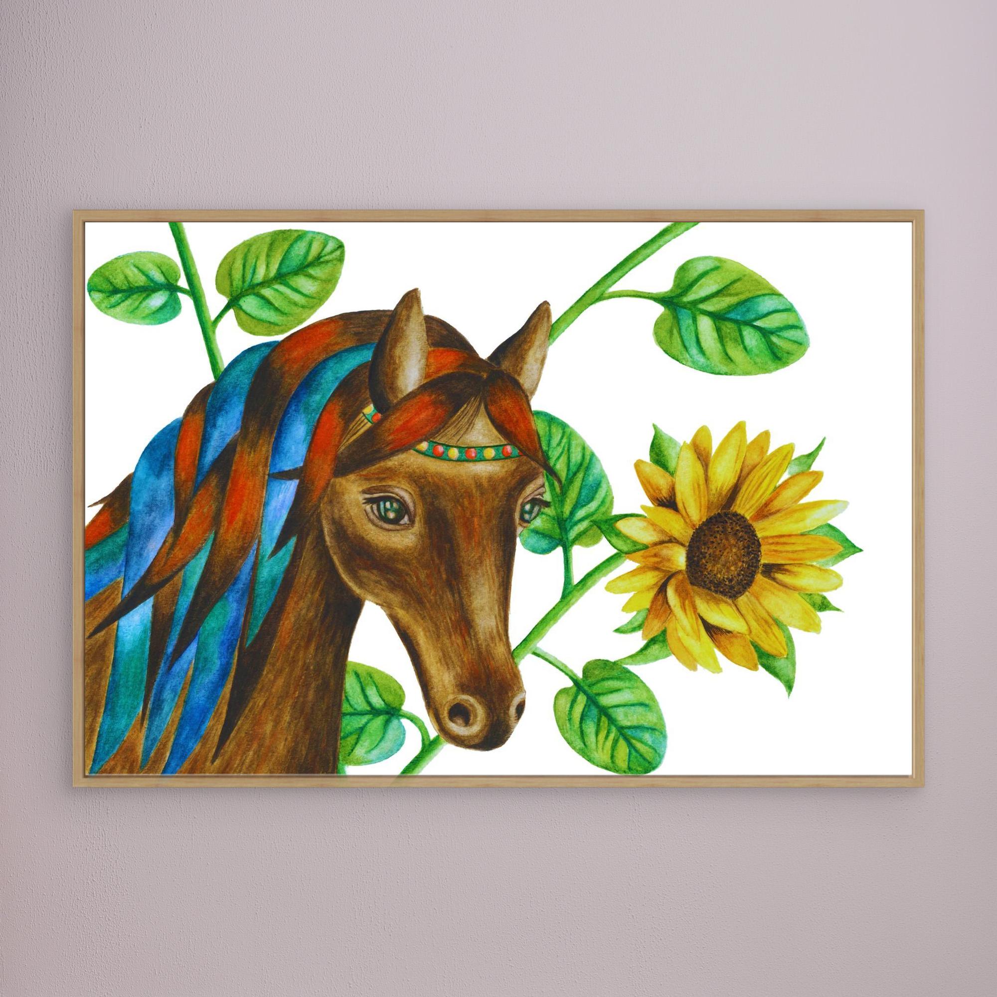 Sunflower Horse