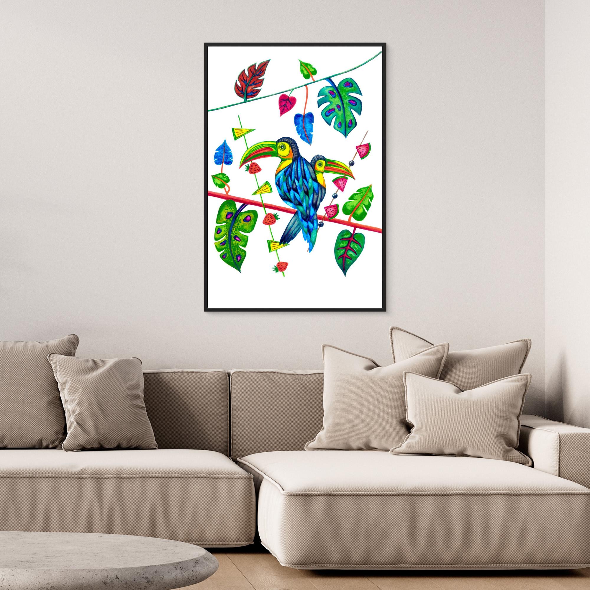 Two Toucans in Spring