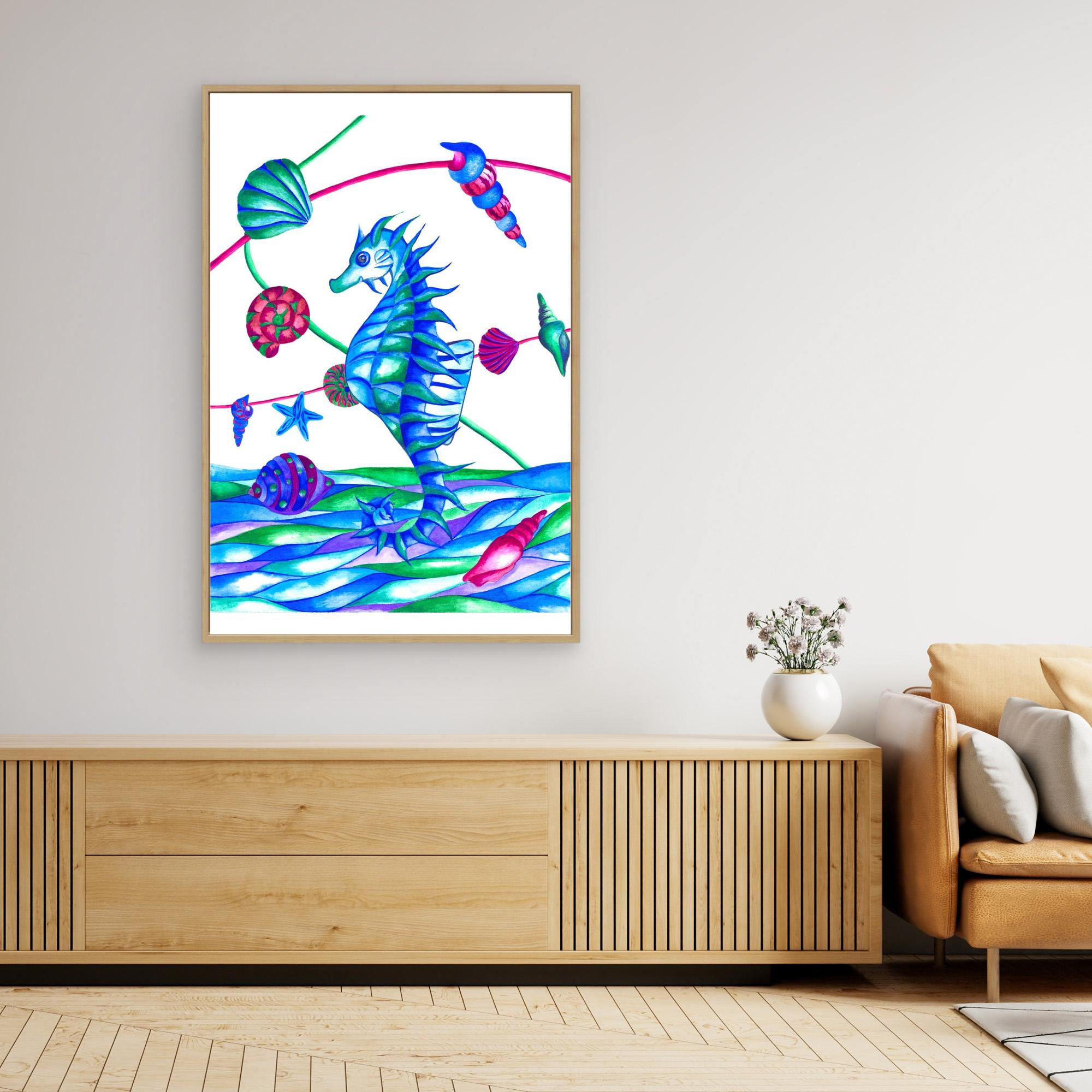Muse and the Sea. Seahorse