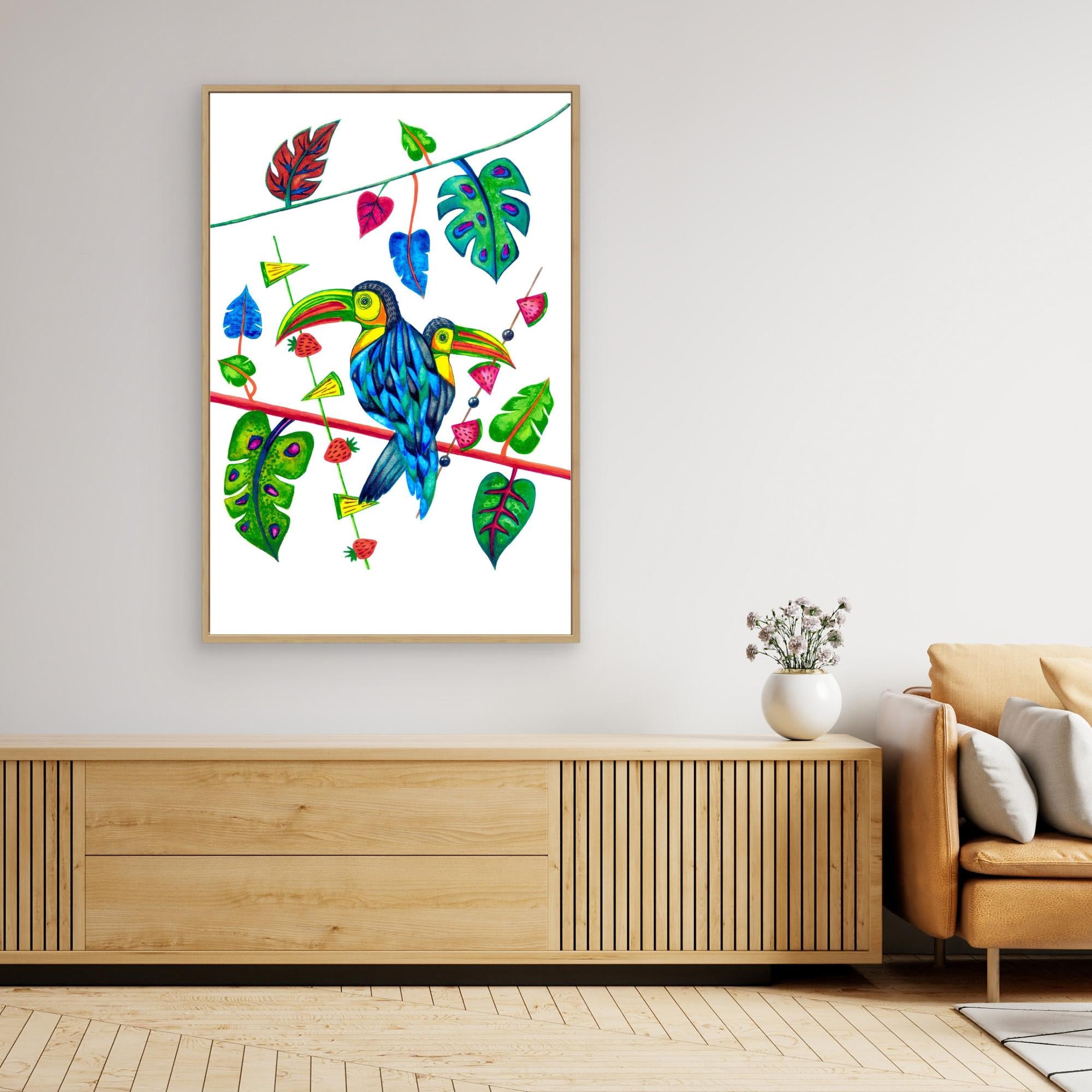 Two Toucans in Spring